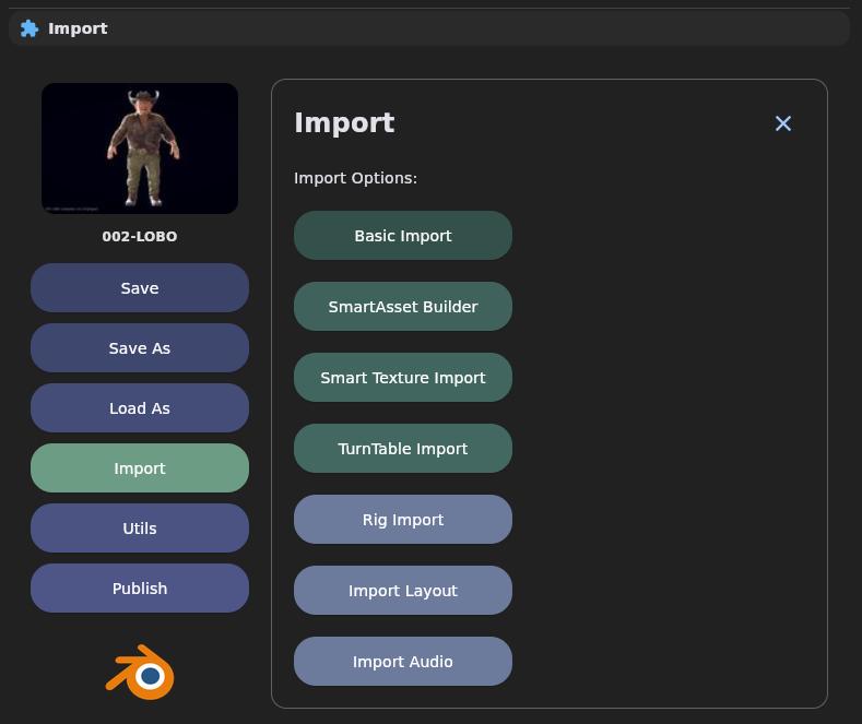 Artist Toolkit Blender Import